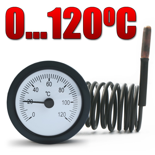 Rund thermometer mit - thermometer,