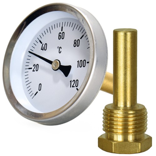 Thermometer mit tauchhülse